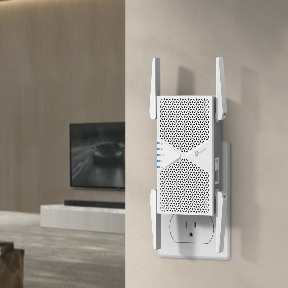 RE405BE BE6500 Dual-Band Wi-Fi 7 Range Extender