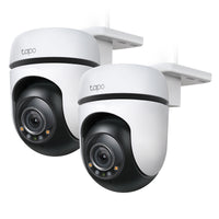 Tapo TC40 1080P Outdoor Wi-Fi Pan/Tilt/Zoom Security Camera Twin Pack