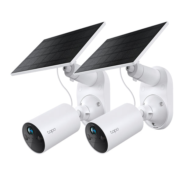 Tapo TC82 KIT 2K Solar-Powered Security Camera Twin Pack