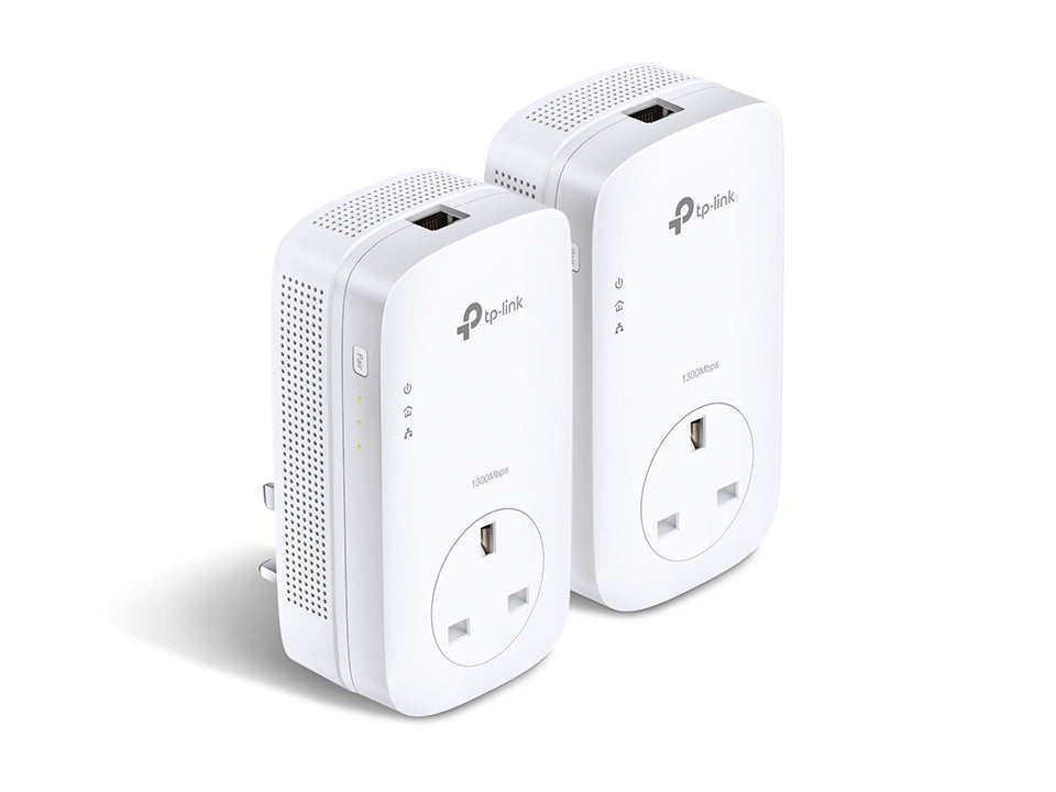 TL-PA8010P KIT AV1300 Gigabit Passthrough Powerline Starter Kit