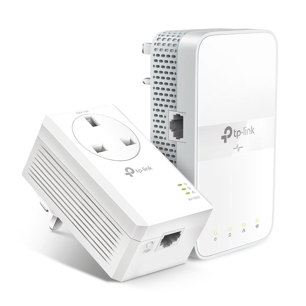 TL WPA7617 KIT AV1000 Gigabit Passthrough Powerline ac Wi Fi KIT