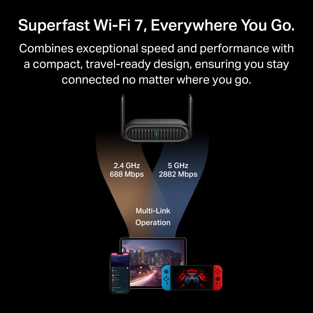 TL-WR3602BE, BE3600 Wi-Fi 7 Travel Router