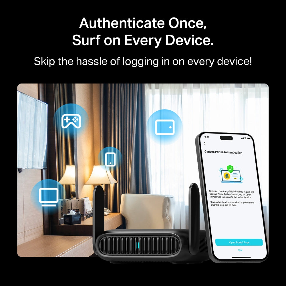 TL-WR3602BE, BE3600 Wi-Fi 7 Travel Router