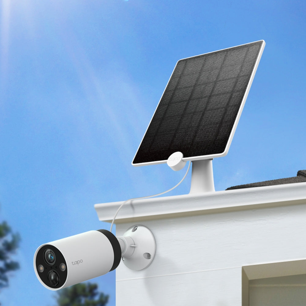 Solar Panel, Non-Stop Solar Power, Work with Battery-Powered Cam, Tapo A200
