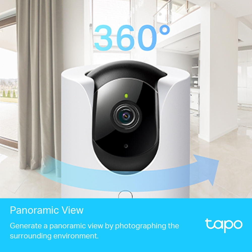 Tapo C225 Pan/Tilt Smart Security Camera 360°, 2K QHD, Starlight Sensor, Twin Pack