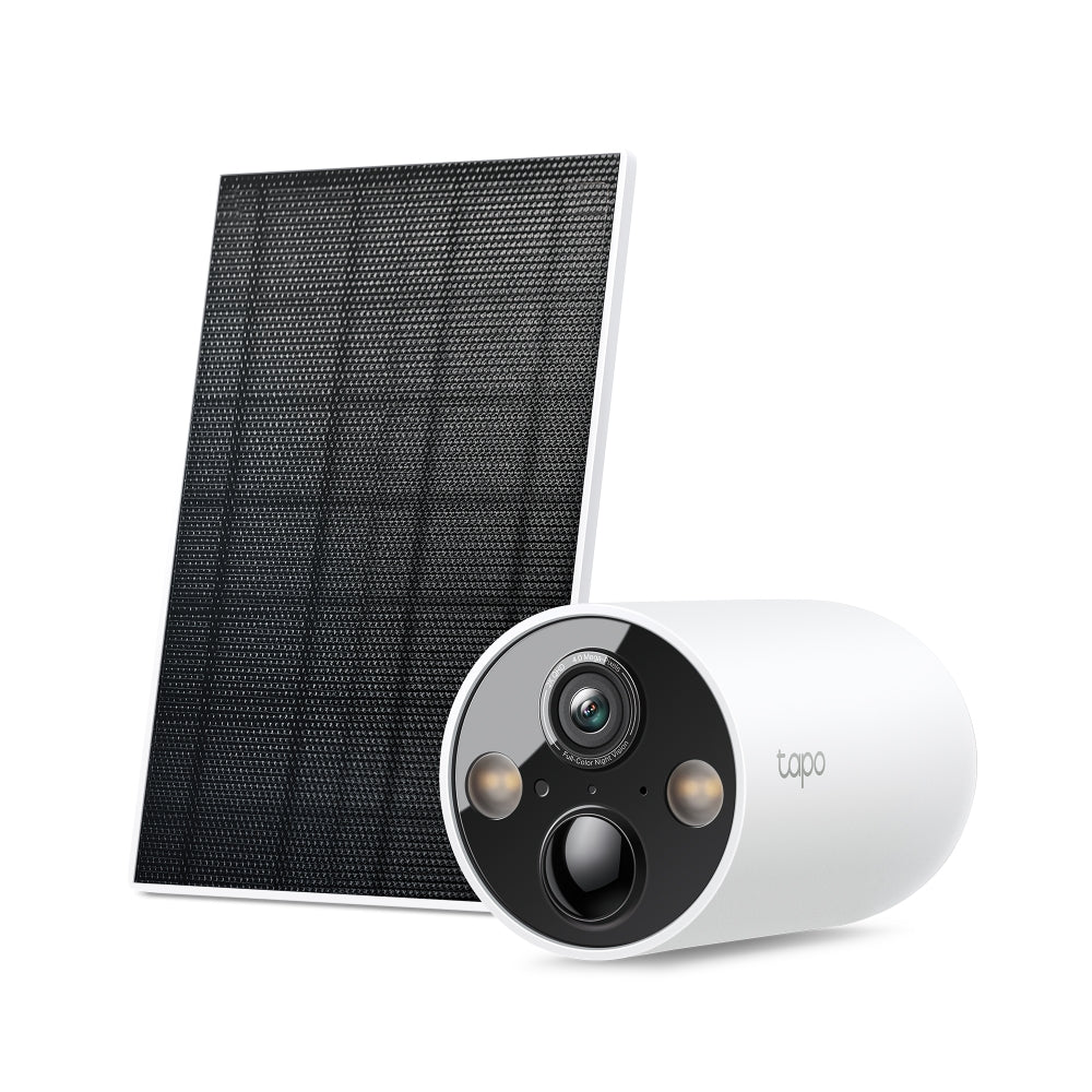 Solar-Powered Security Camera Kit, 2K QHD, Colour Night Vision, Tapo C425 KIT