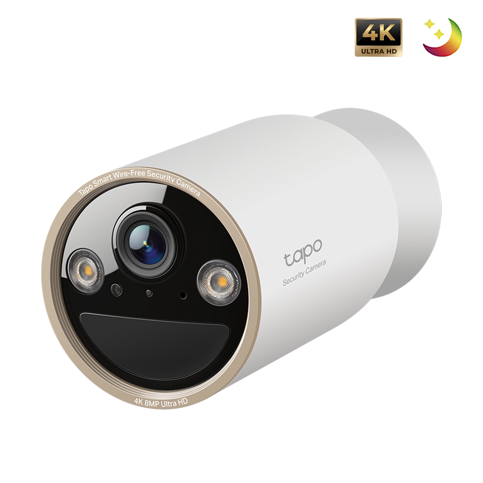 4K Clarity Battery Security Camera, Magnetic Base, Tapo C460