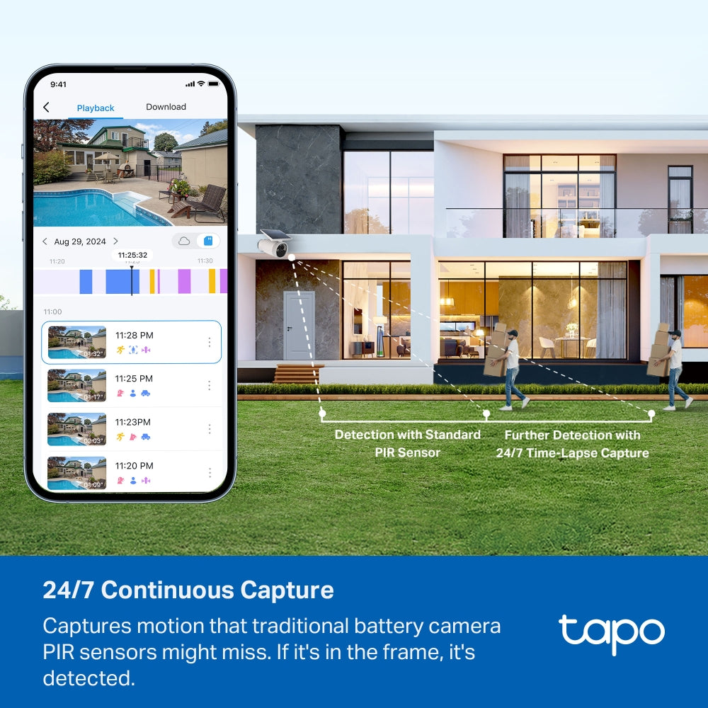Tapo C465 Solar-Powered 4K Security Camera with Enhanced AI