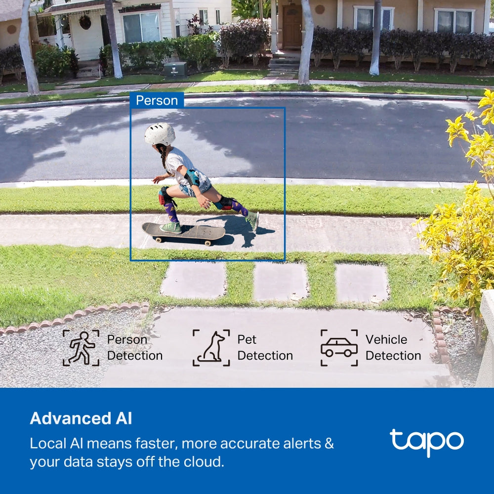 Tapo C465 Solar-Powered 4K Security Camera with Enhanced AI