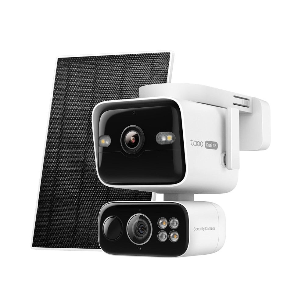 Tapo C675D KIT 4K Solar-Powered Dual-Lens Pan/Tilt Security Camera Kit