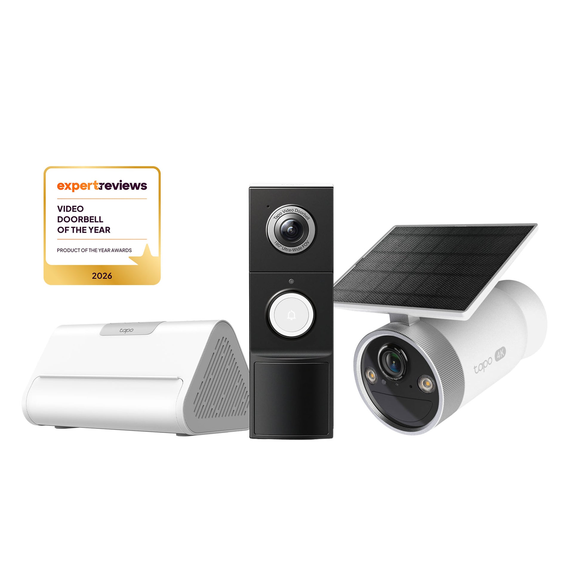 D235 Doorbell + C465 Outdoor Camera + Central Hub Bundle