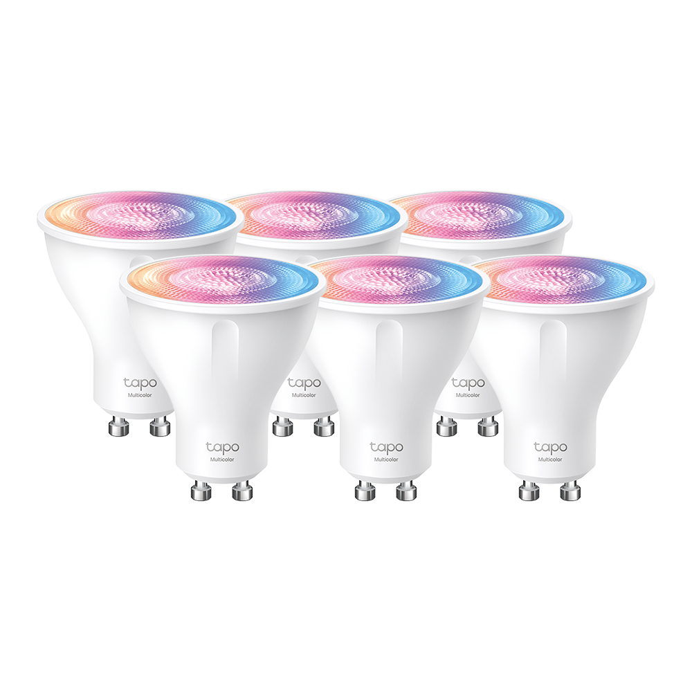 Smart Gu10 Spotlight Multicolour Bulb, Tapo L630 6-pack