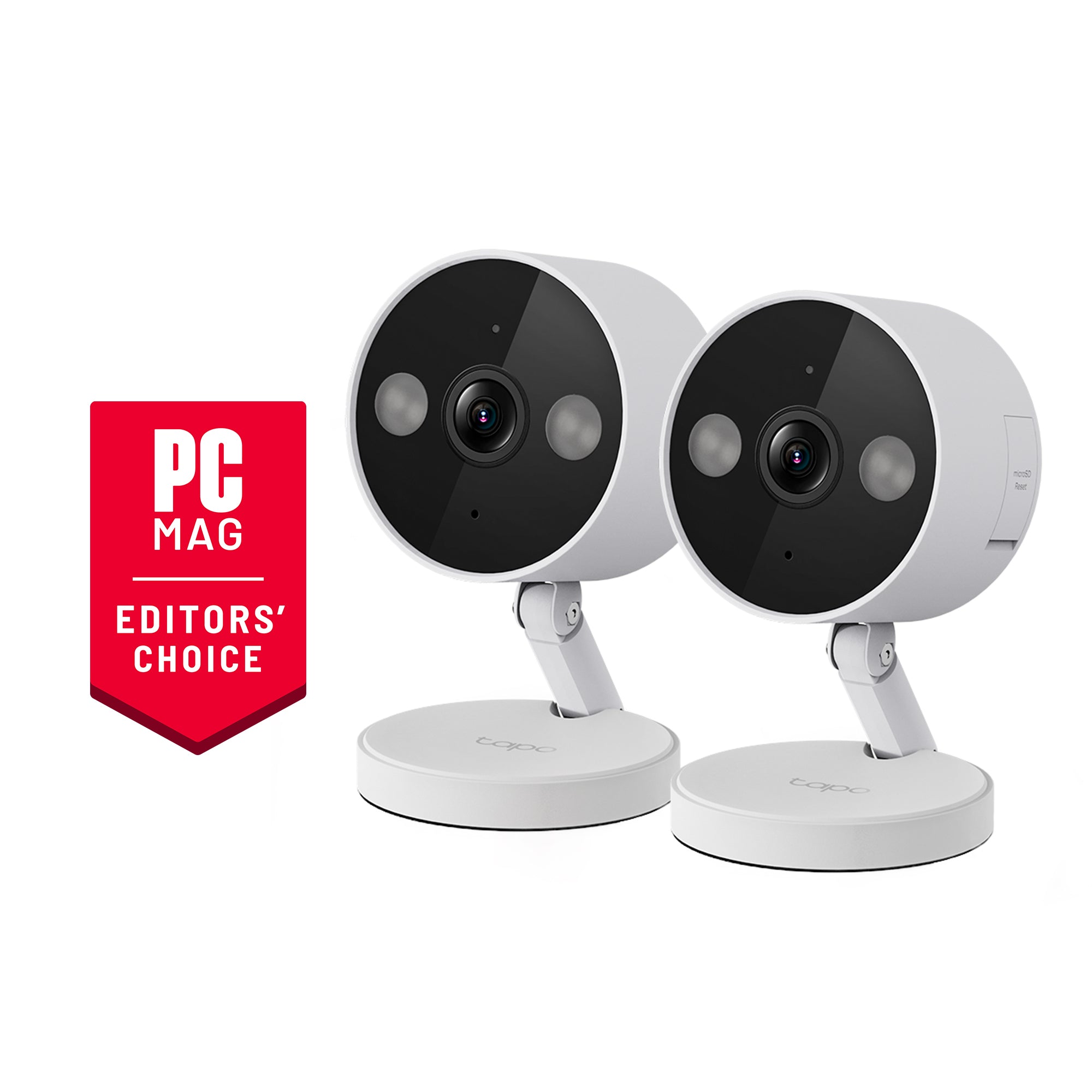 Tapo C120 Indoor/Outdoor 2K Wi-Fi Security Camera Twin with Magnetic Base