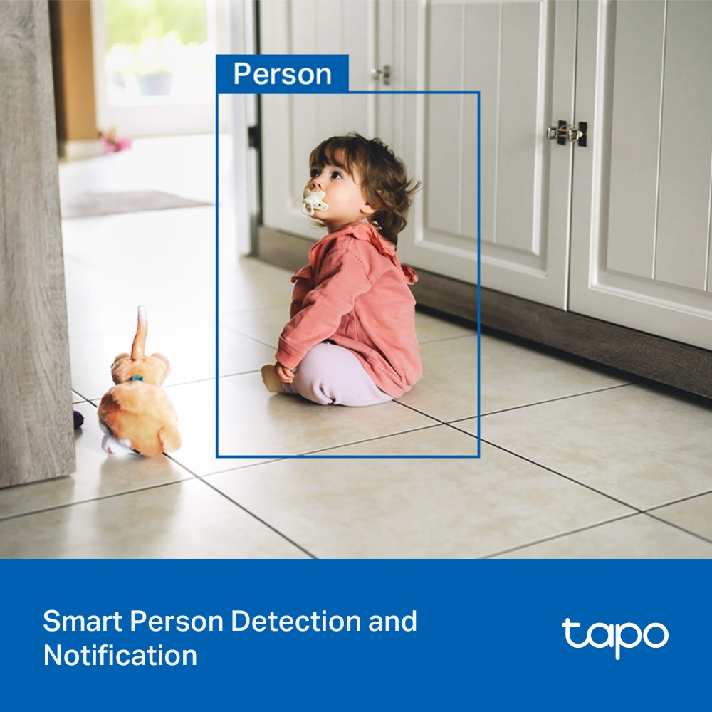 New Indoor/Outdoor Pan Tilt Wi-Fi Camera, 2K 3MP, Full-Colour Night Vision, Tapo C216