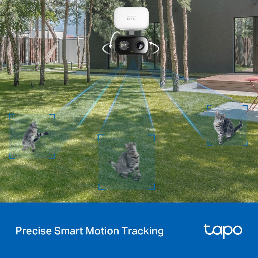 New Indoor/Outdoor Pan Tilt Wi-Fi Camera, 2K 3MP, Full-Colour Night Vision, Tapo C216