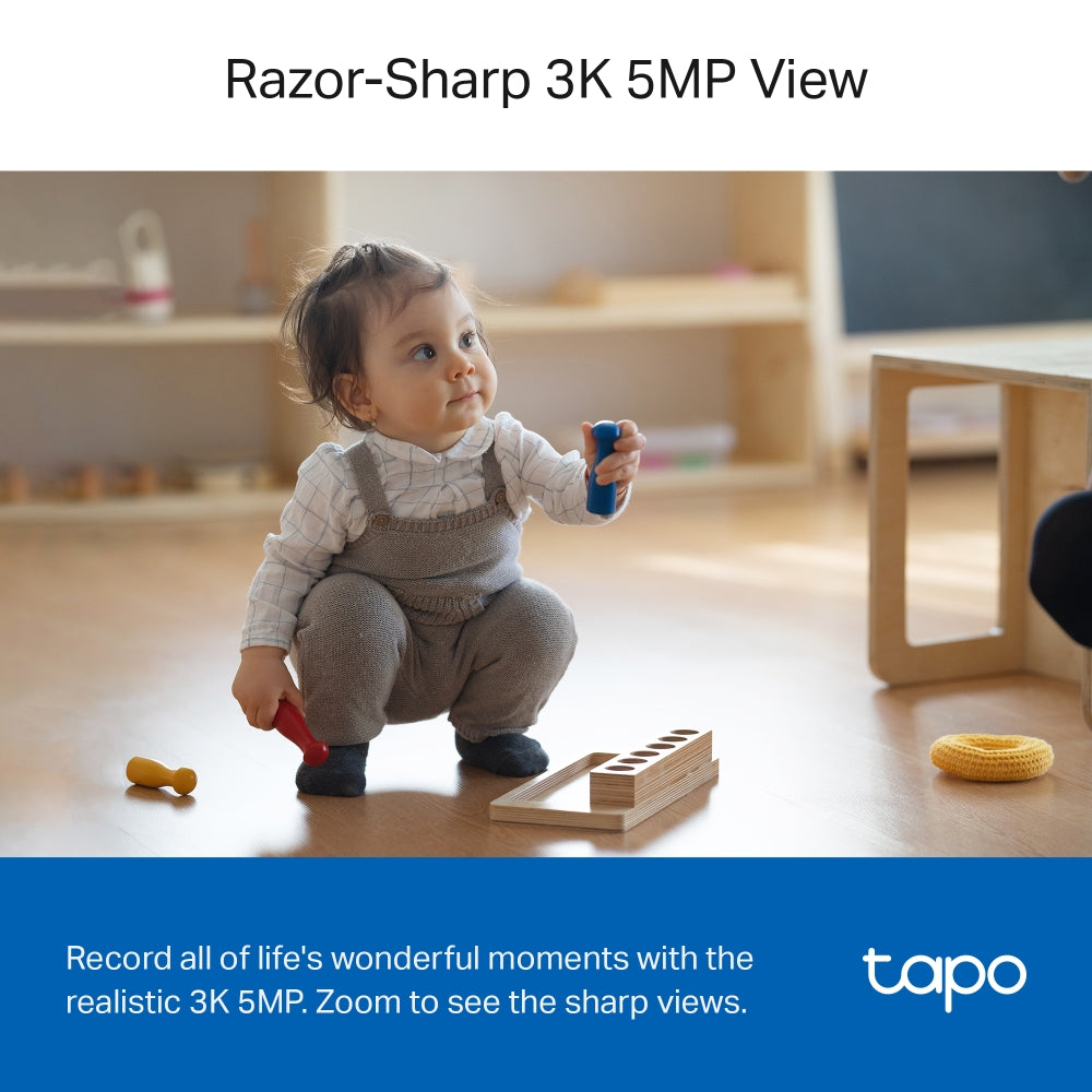 Tapo C230 Indoor 3K Wi-Fi Security Camera with Pan/Tilt/Zoom