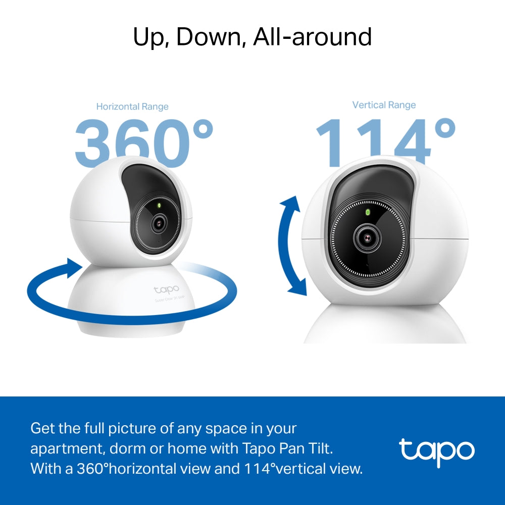 Tapo C230 Indoor 3K Wi-Fi Security Camera with Pan/Tilt/Zoom