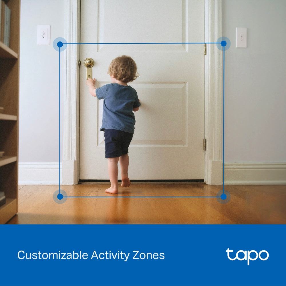 Tapo C250 Indoor 4K Pan/Tilt AI Home Security Wi-Fi Camera  Twin Pack