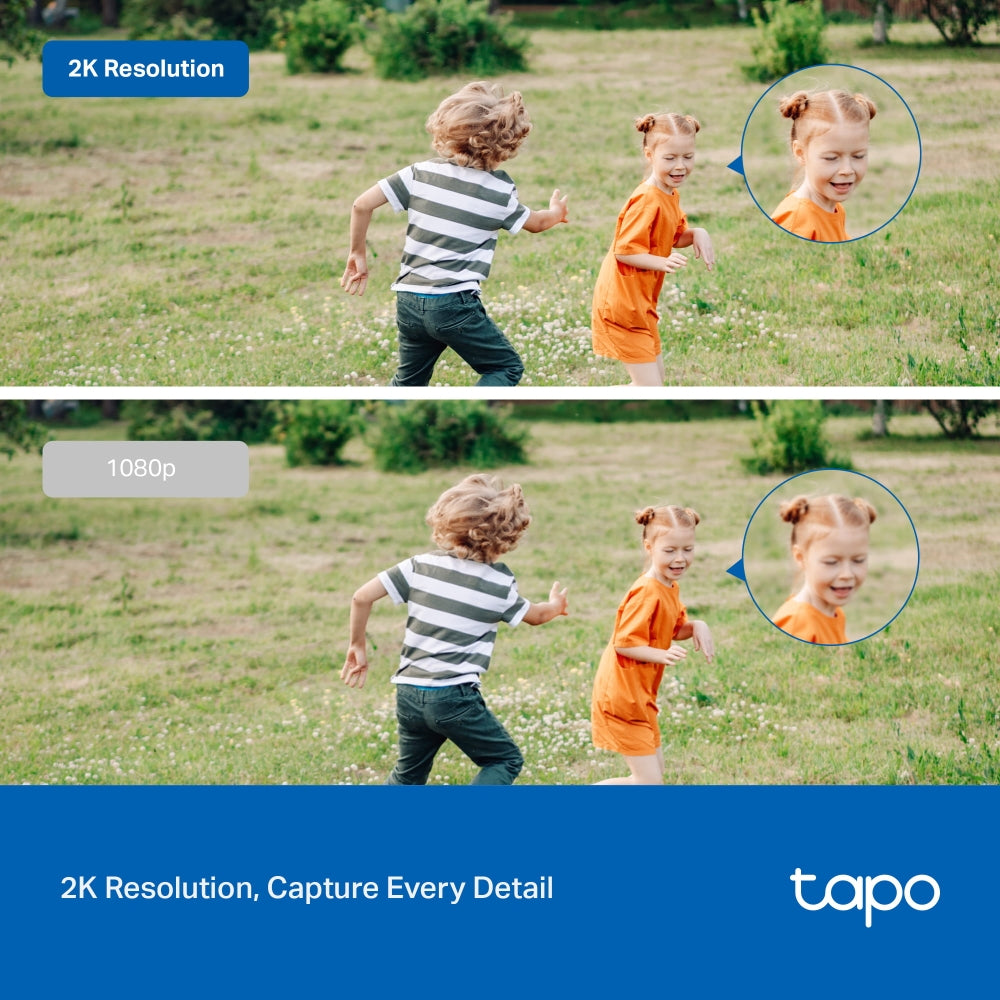 Tapo C310P2 Wired/Wireless 2K Outdoor Pan/Tilt/Zoom Security Camera