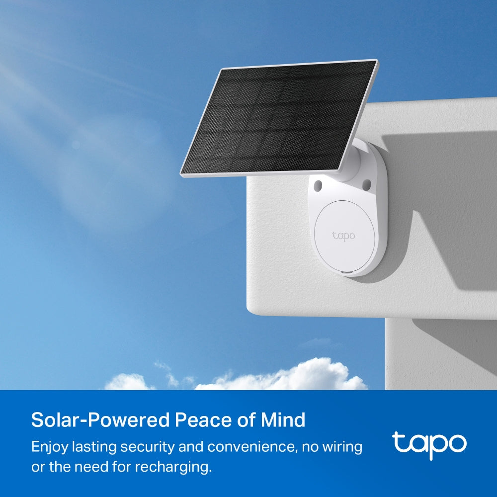 4K Clarity Solar-Powered Battery Security Camera Kit, Magnetic Cam Base, Tapo C460 KIT