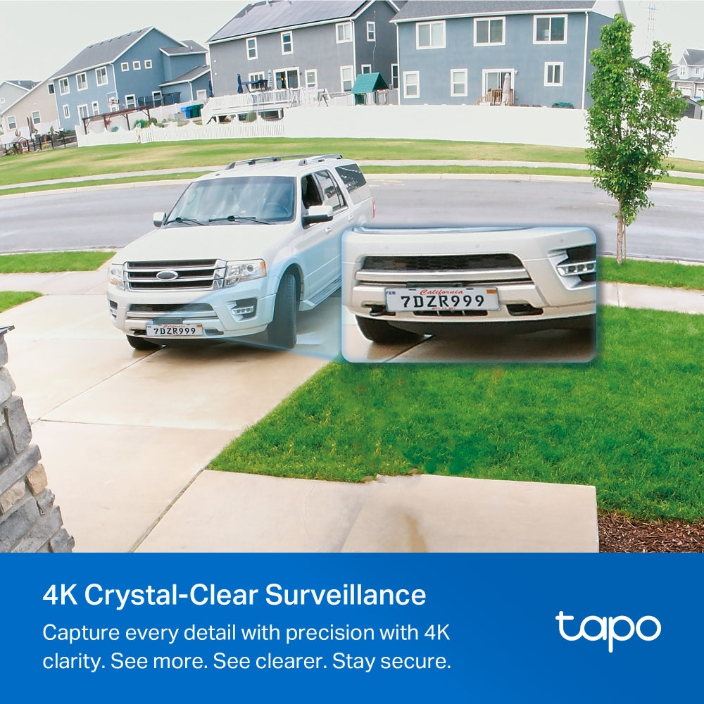 4K Clarity Battery Security Camera, Magnetic Base, Tapo C460