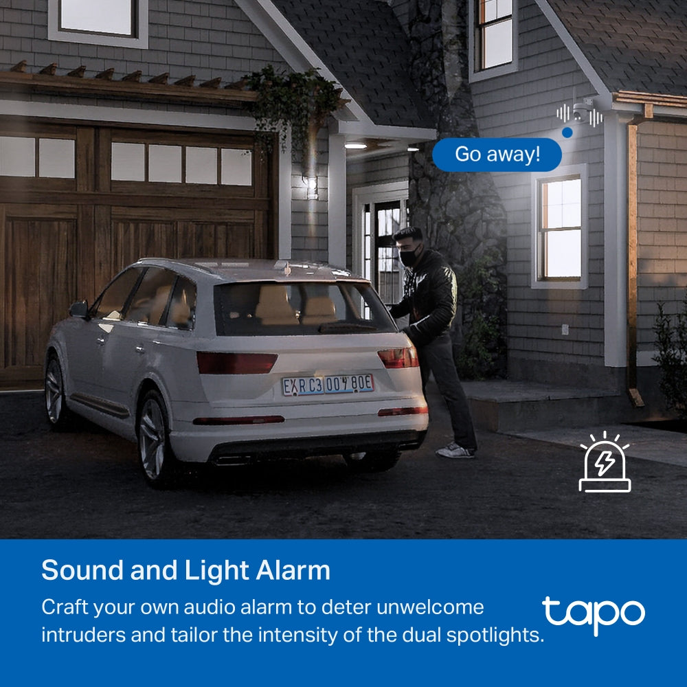 4G LTE/PoE Outdoor Pan Tilt Cam, 1080P, Tapo C501GW