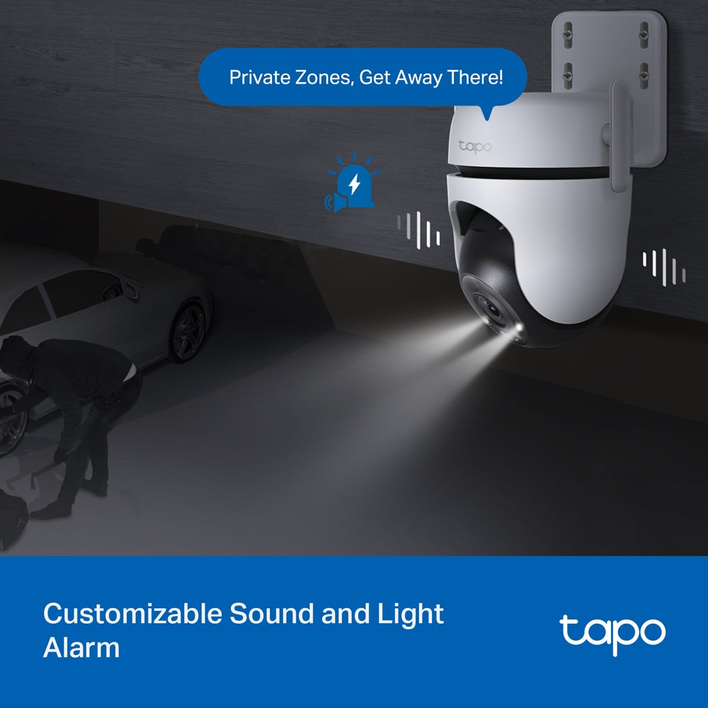 Tapo C520WS 2K Outdoor Pan/Tilt/Zoom Security Camera