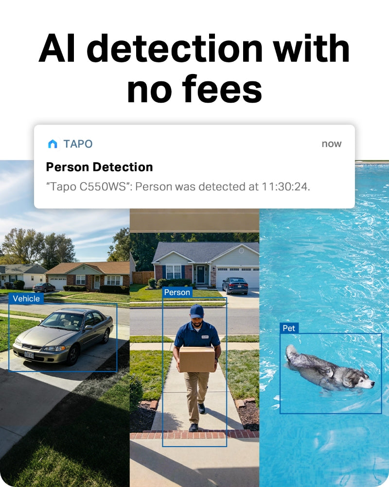 Tapo C550WS Outdoor Pan/Tilt Security Wi-Fi Camera