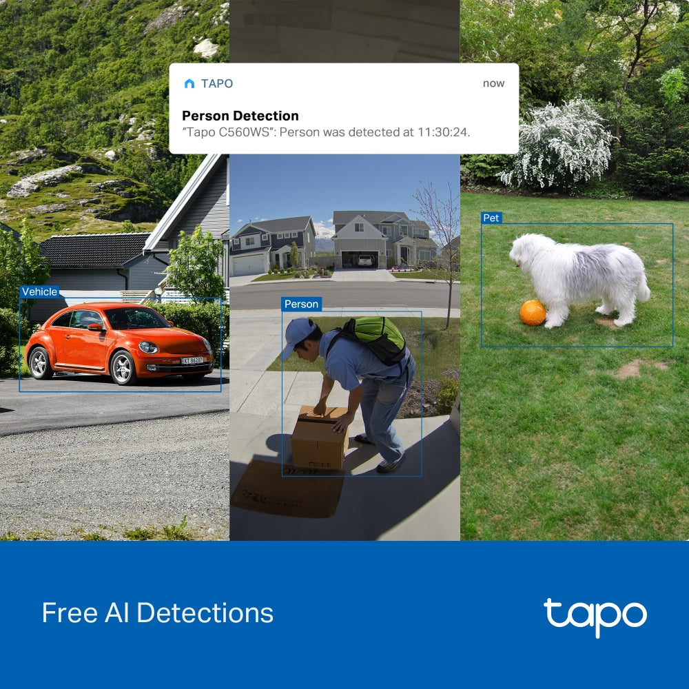 4K Wired Pan Tilt Security Camera, Tapo C560WS
