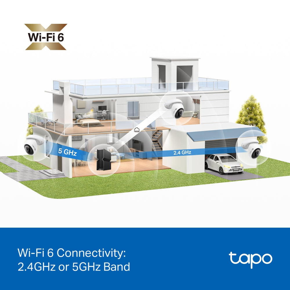 4K Wired Pan Tilt Security Camera, Tapo C560WS