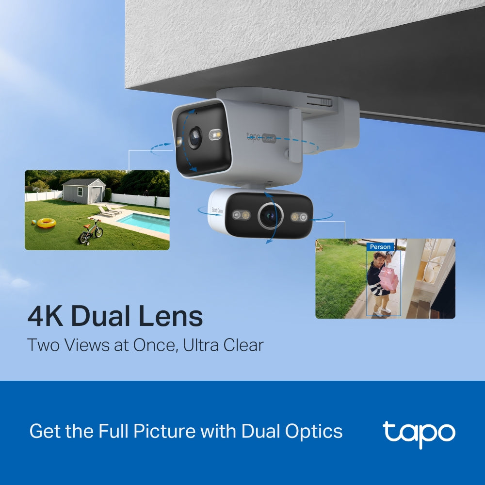 Tapo C575D 4K Outdoor Dual Lens Pan/Tilt Security Camera