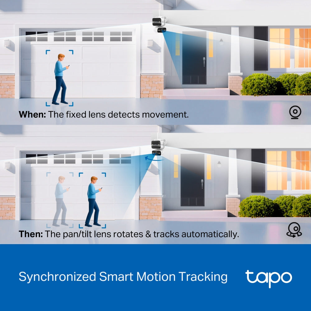 Tapo C575D 4K Outdoor Dual Lens Pan/Tilt Security Camera