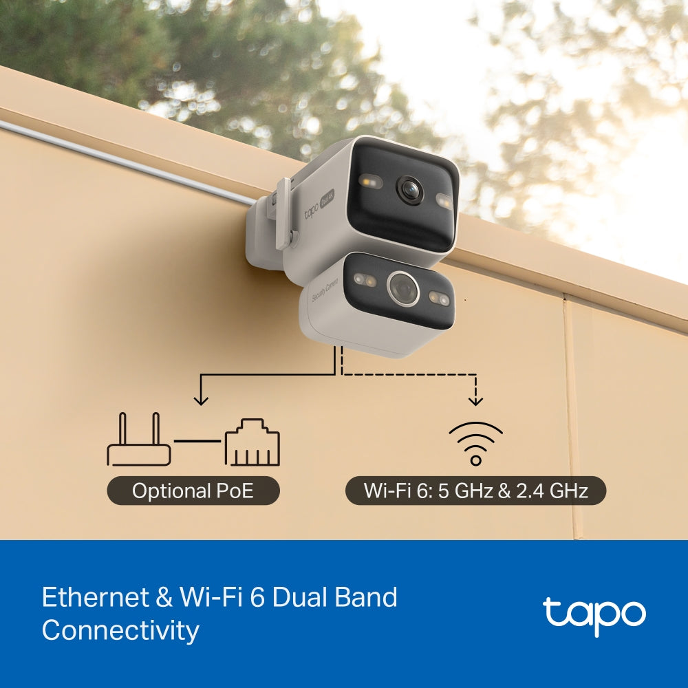 Tapo C575D 4K Outdoor Dual Lens Pan/Tilt Security Camera