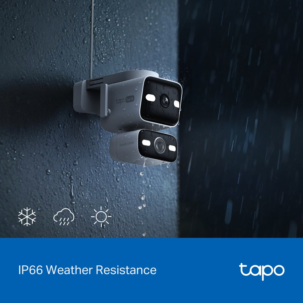 Tapo C575D 4K Outdoor Dual Lens Pan/Tilt Security Camera