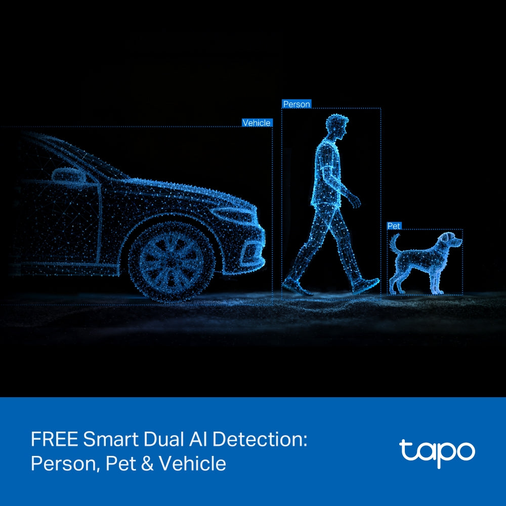 Tapo C575D 4K Outdoor Dual Lens Pan/Tilt Security Camera