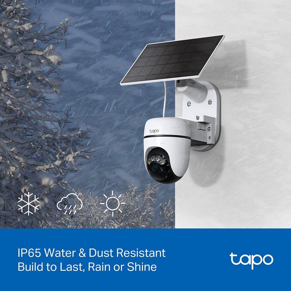 Tapo TC90 KIT Solar-Powered Security Camera with Pan-Tilt-Zoom