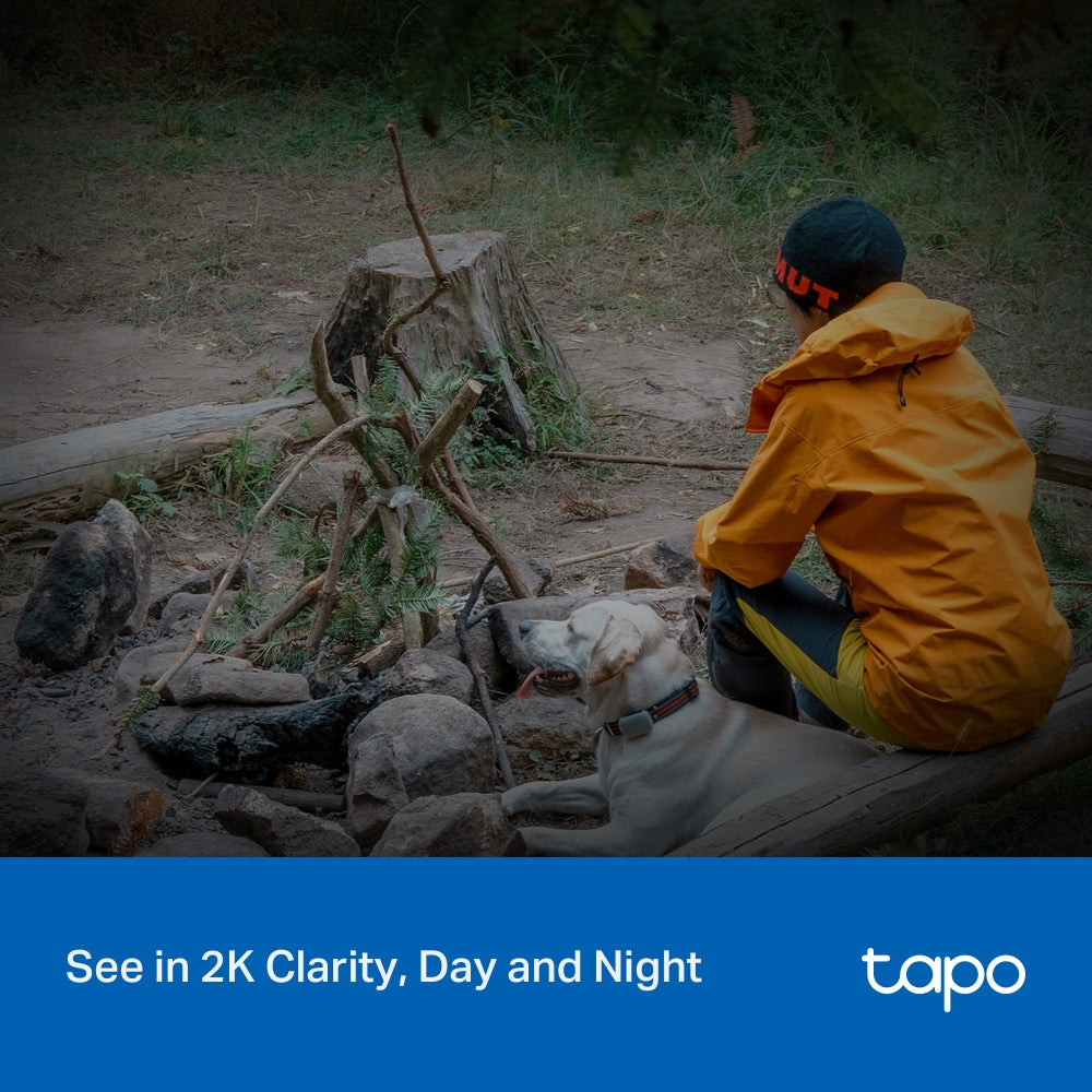 Tapo C615G KIT Solar-Powered Pan/Tilt 4G LTE Security Camera Kit