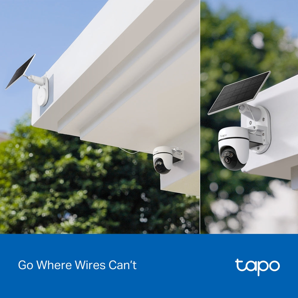 Tapo C630 KIT Twin Pack 3K Solar-Powered Pan/Tilt Security Camera Kit