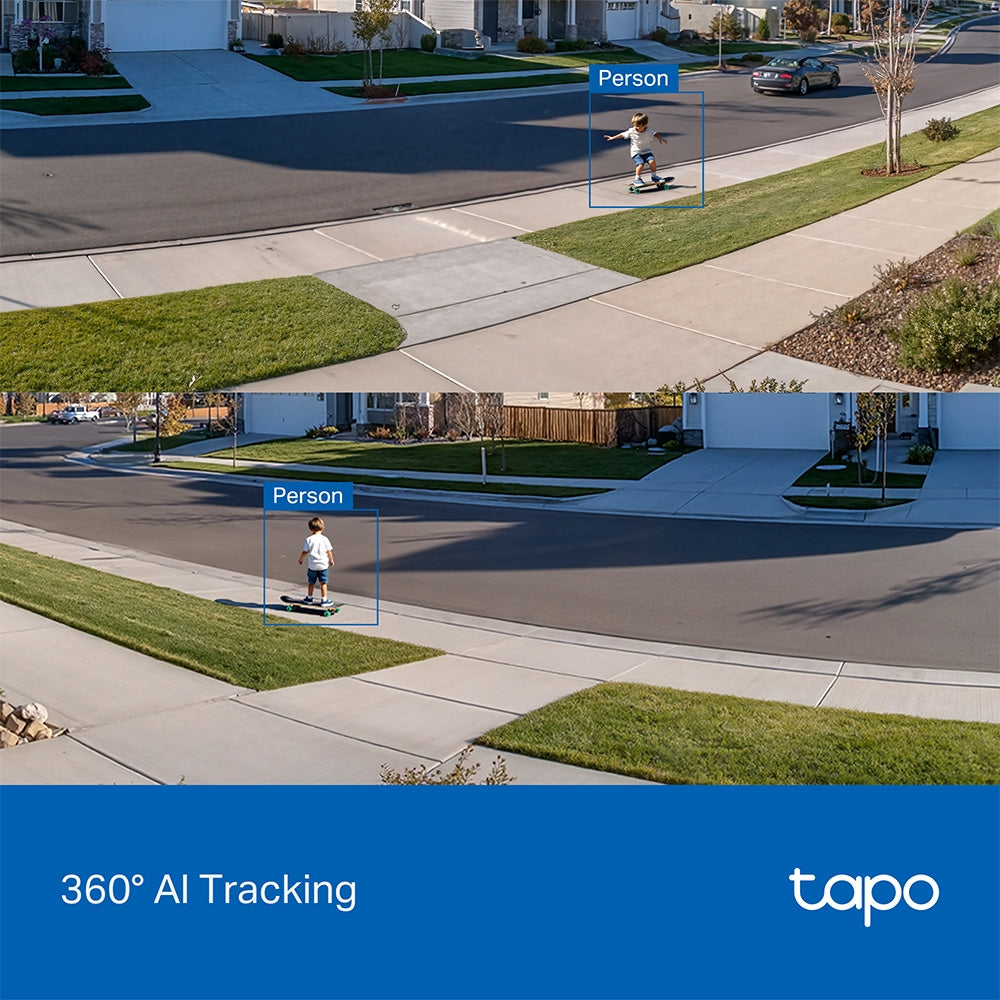 Tapo C630 KIT Twin Pack 3K Solar-Powered Pan/Tilt Security Camera Kit
