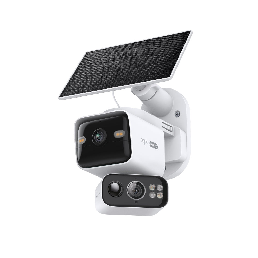 Tapo C645D KIT Solar-Powered Dual-Lens Pan/Tilt Security Camera Kit