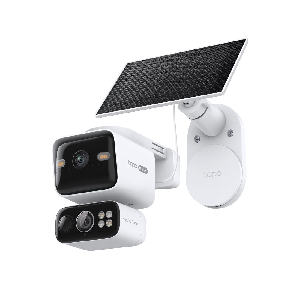 Tapo C645D KIT Solar-Powered Dual-Lens Pan/Tilt Security Camera Kit