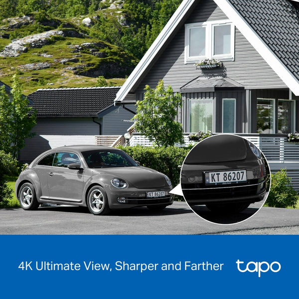 Tapo C660 KIT, Solar-Powered Pan-Tilt-Zoom 4K Security Camera