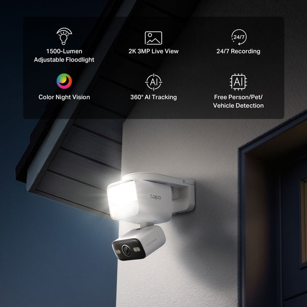 Tapo C710 Outdoor Pan/Tilt Security Floodlight Camera