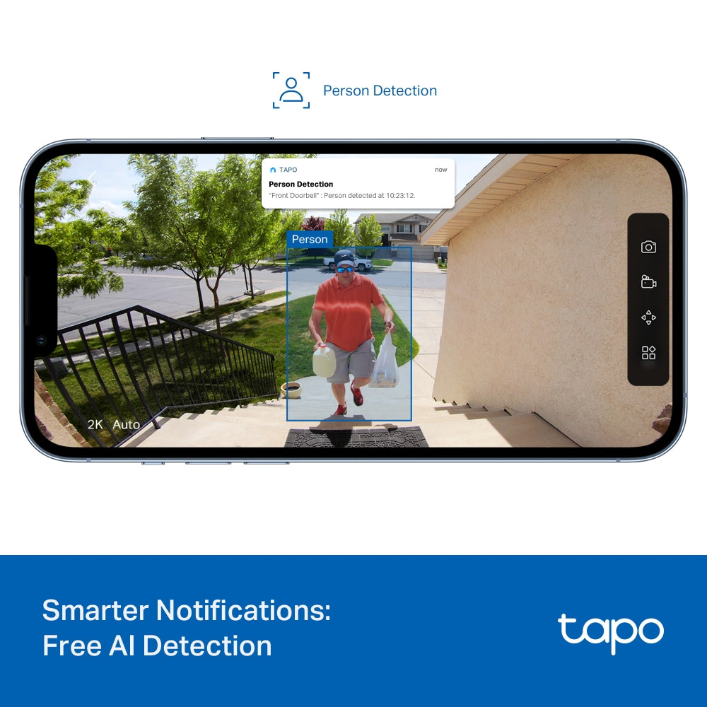 Tapo D205 Smart Battery Video Doorbell