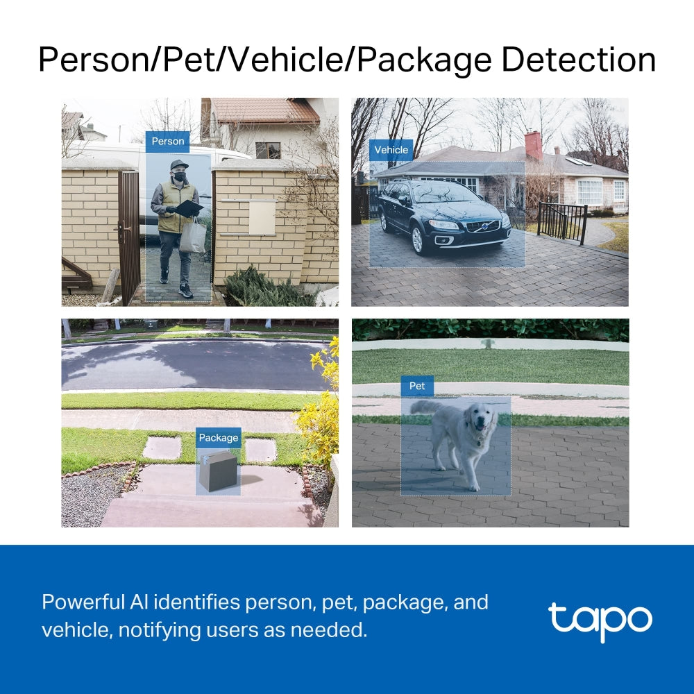 Battery Video Doorbell, 2K 5MP, Colour-Night Vision, Chime Included, Tapo D230S1