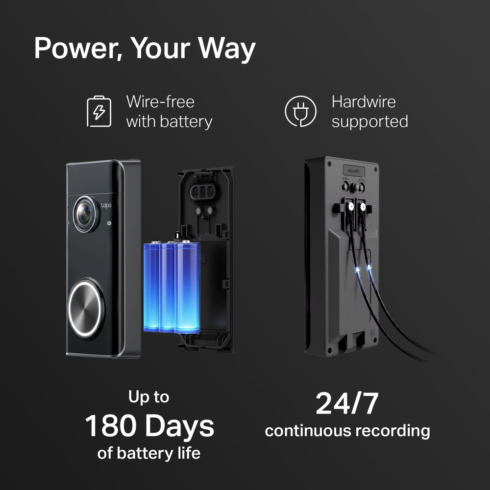 Tapo Doorbell Pro, Tapo D260 4K Video Doorbell