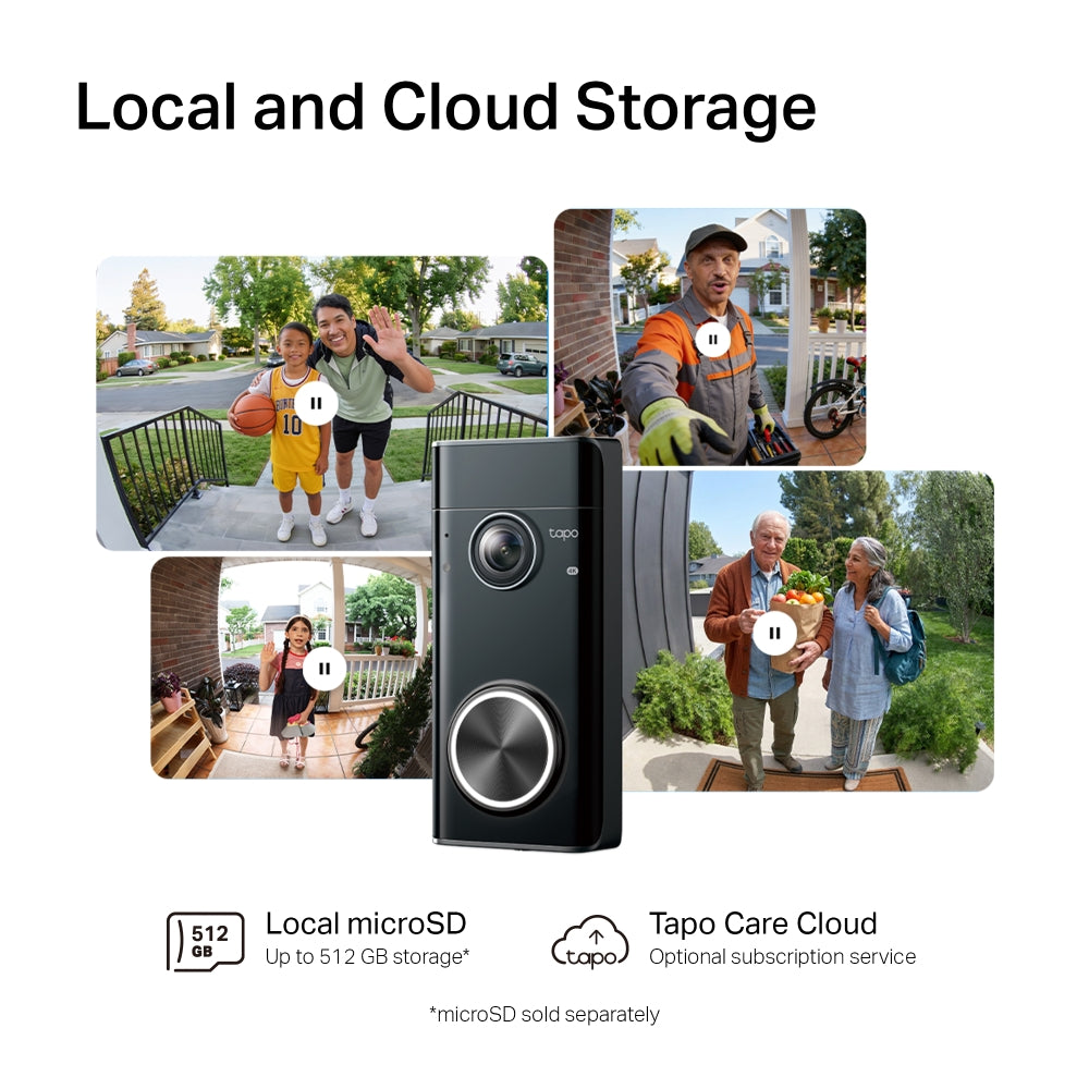 Tapo Doorbell Pro, Tapo D260 4K Video Doorbell