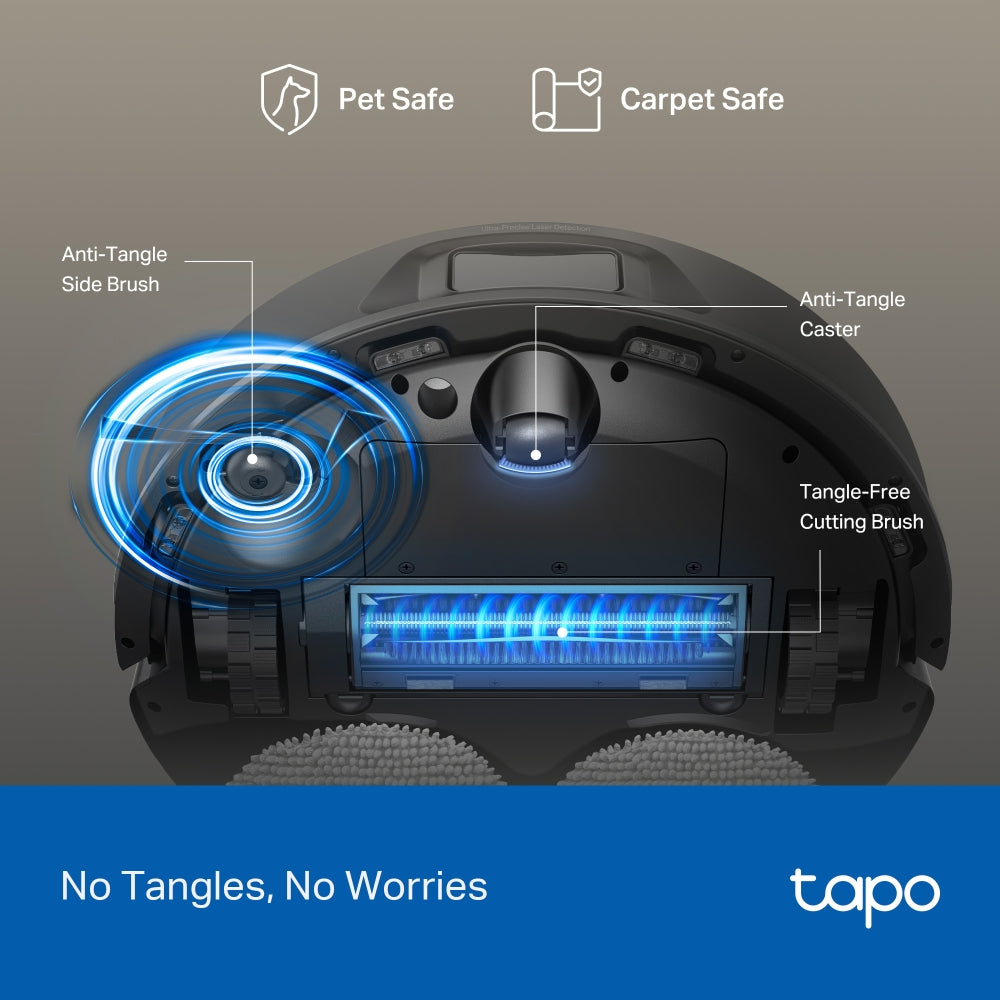 Tapo RV50 Omni Robot Vacuum Cleaner & Mop+ All-in-One Omni Dock