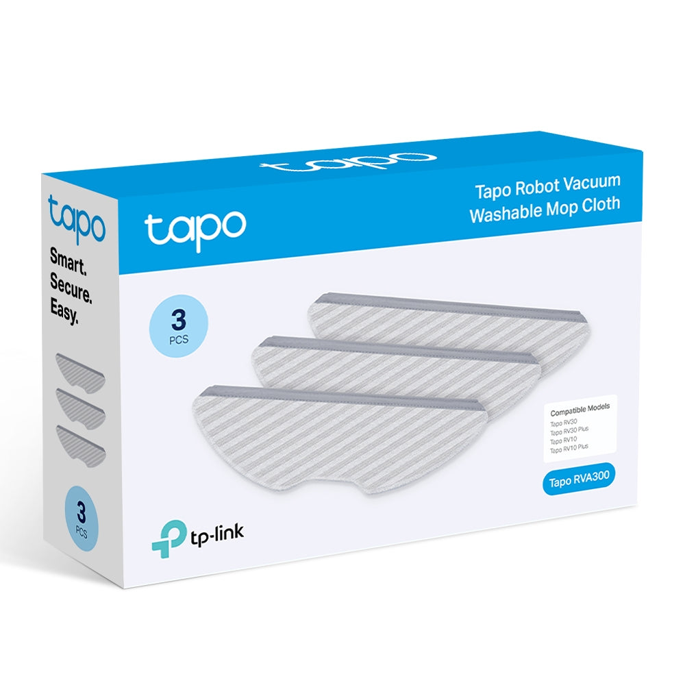 Tapo RVA300(3 Packs) Robot Vacuum Washable Mop Cloths(available in early March)