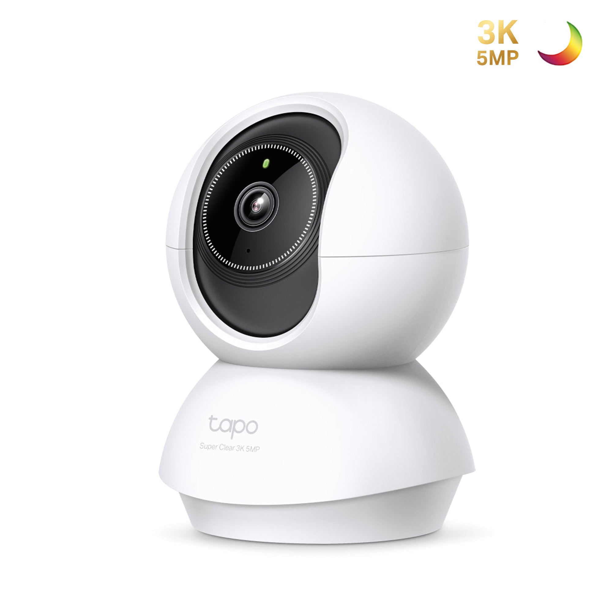 3K Clarity Indoor Pan Tilt Security Wi-Fi Cam, Advanced Night Vision, Tapo C230